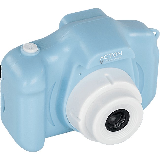 Acton Full Hd Dijital Çocuk Fotoğraf Makinesi Mavi Silikon Kılıflı (Unicorne) Dijital Fotoğraf Makineleri Fiyatı