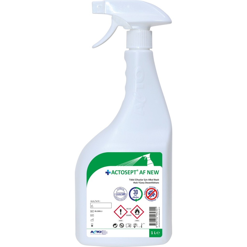 Actosept Actosept® Af 1 Litre Tıbbi Cihazlar Için Hızlı Yüzey Dezenfektanı - 1 lt Diğer Fiyatı