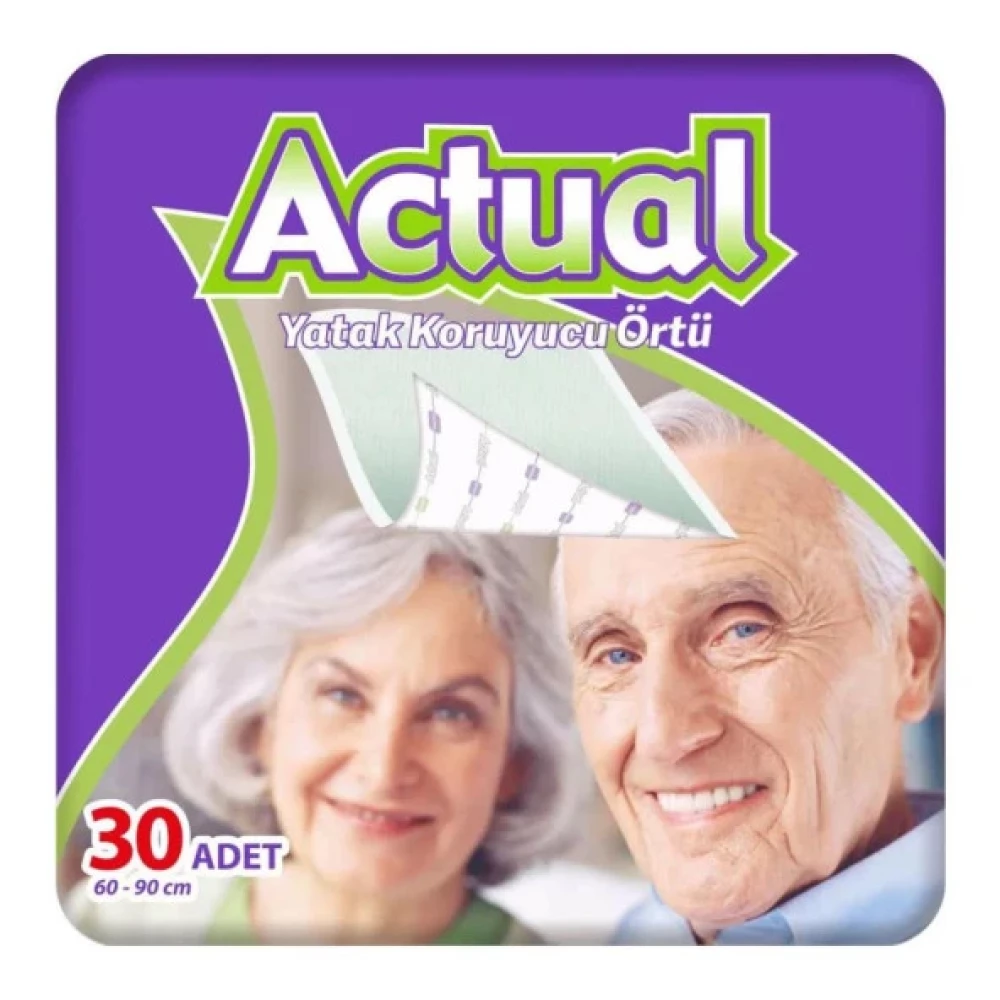 Actual 60X90 Cm 30 Adet Yatak Koruyucu Ortu Hasta Bezleri ve Temizliği Fiyatı