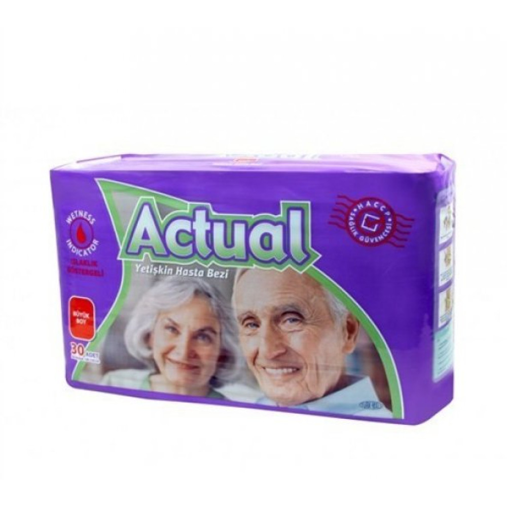Actual Bel Bantli Hasta Bezi 120 Adet Large Hasta Bezleri ve Temizliği Fiyatı