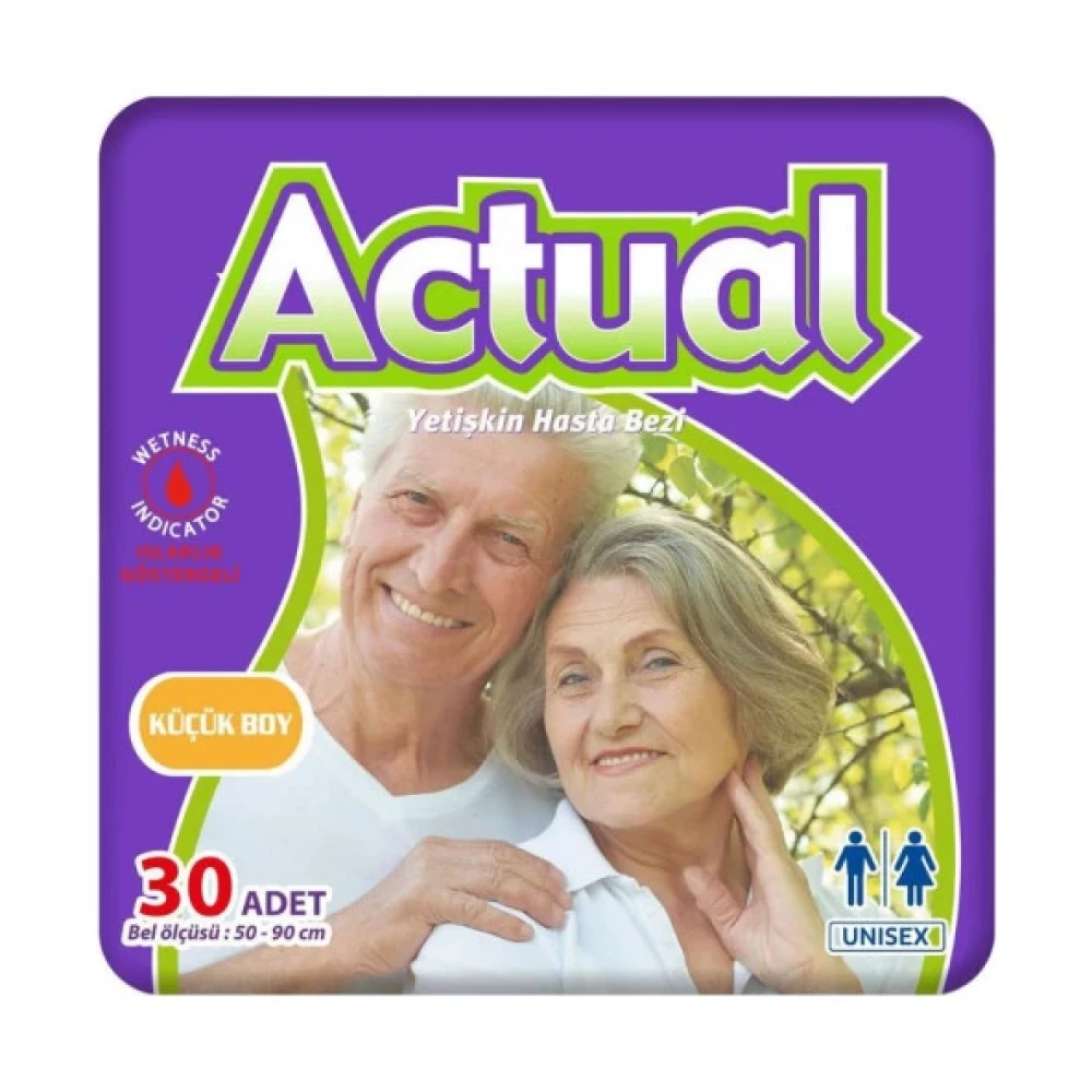Actual Bel Bantli Hasta Bezi 30'Lu Small Hasta Bezleri ve Temizliği Fiyatı