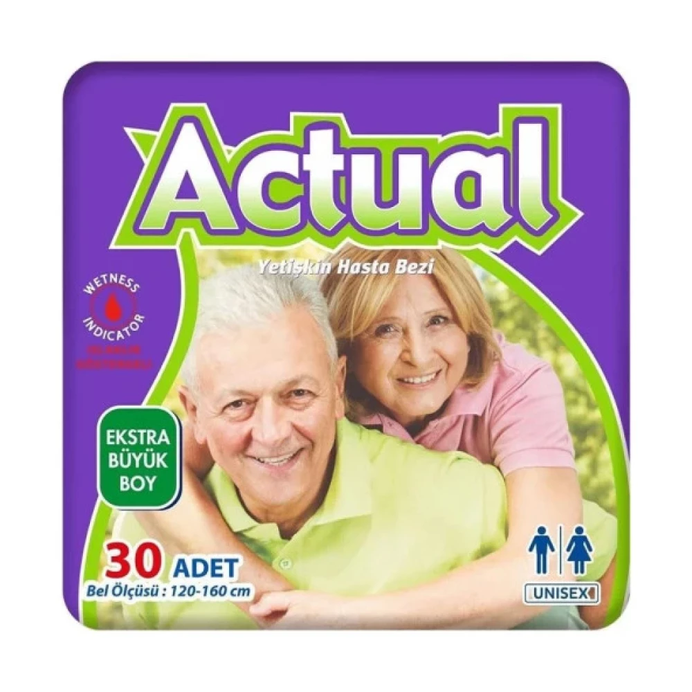 Actual Bel Bantli Hasta Bezi 30'Lu X-Large Hasta Bezleri ve Temizliği Fiyatı