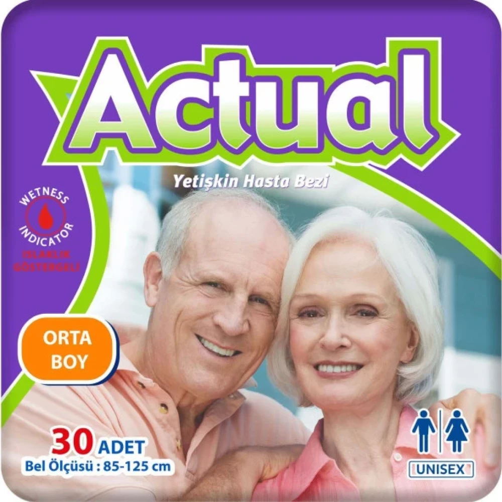Actual Buyuk Boy Yetiskin Hasta Bezi Large Beden 30 Adet Hasta Bezleri ve Temizliği Fiyatı