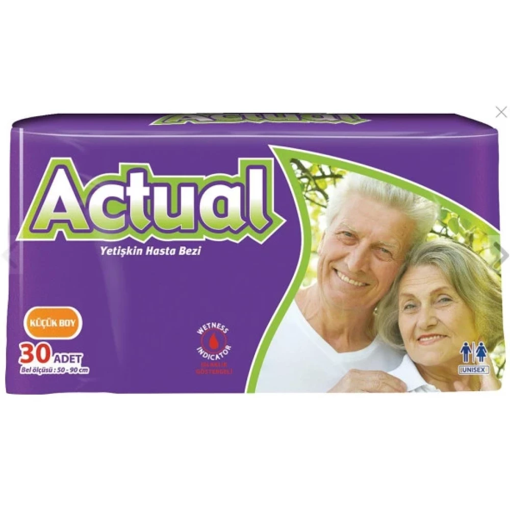 Actual Kucuk Boy (S) Hasta Bezi 30'Lu Hasta Bezleri ve Temizliği Fiyatı