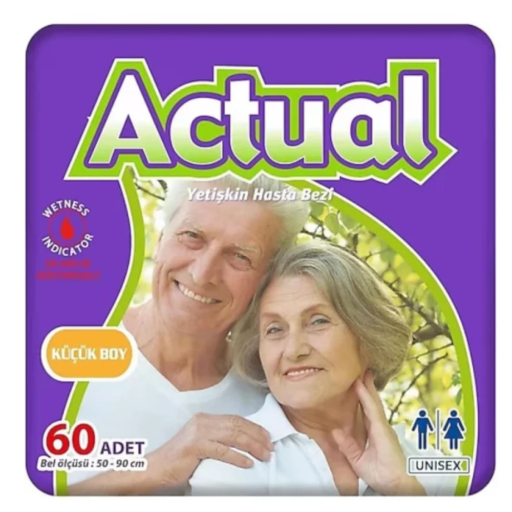 Actual Kucuk Boy (S) Hasta Bezi 30'Lu 2 Paket Hasta Bezleri ve Temizliği Fiyatı