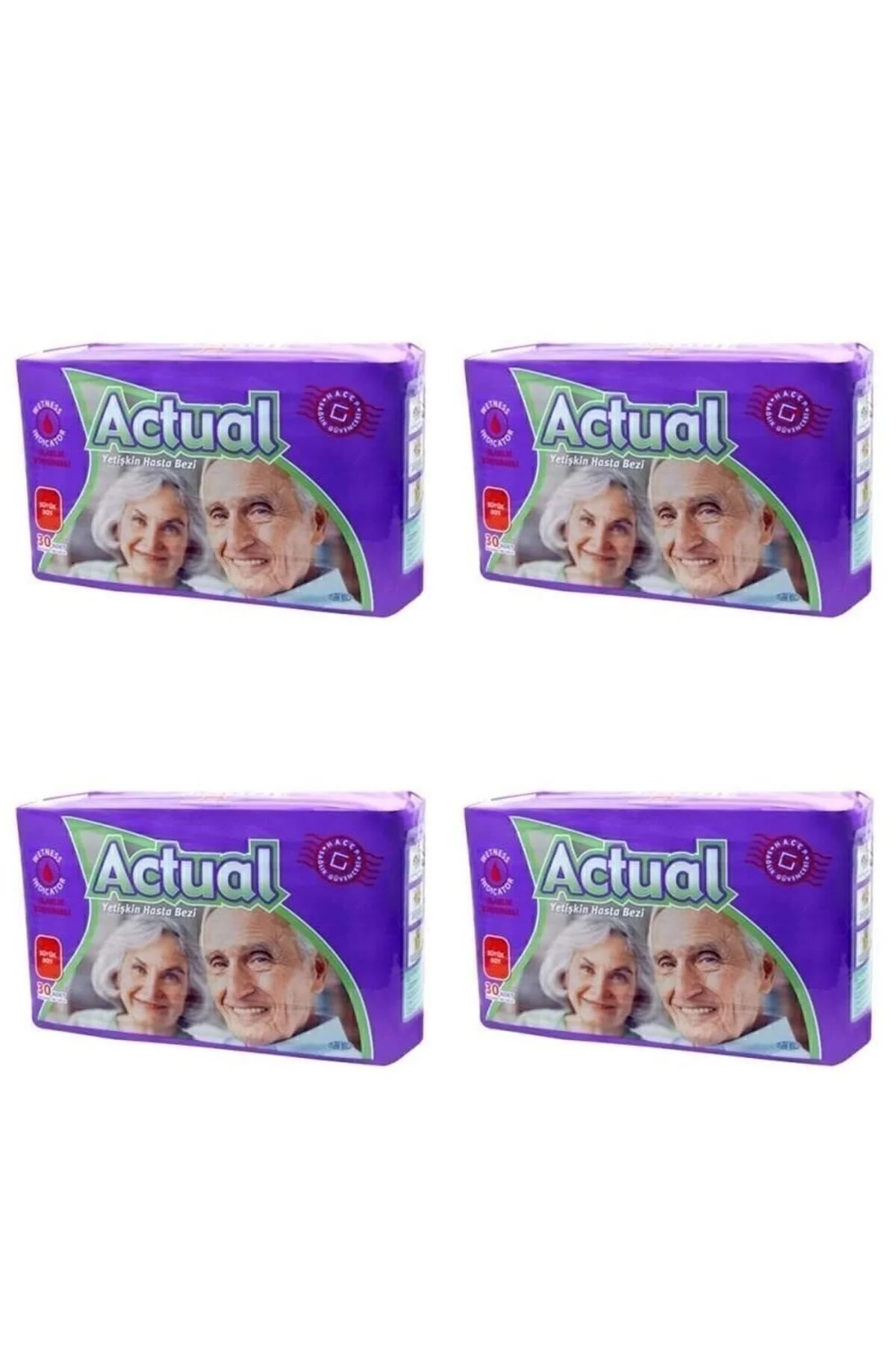 ACTUAL Yetişkin Hasta Bezi Large / 30lu 4 Adet L Beden" Hasta Bezleri ve Temizliği Fiyatı
