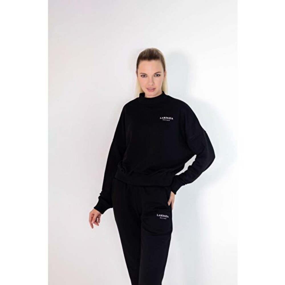 Actw Larinzıa Brand Kadın Yeni Sezon Dik Yaka Oversize Sweat Tek Üst Bayan Sweatshirt Fiyatı