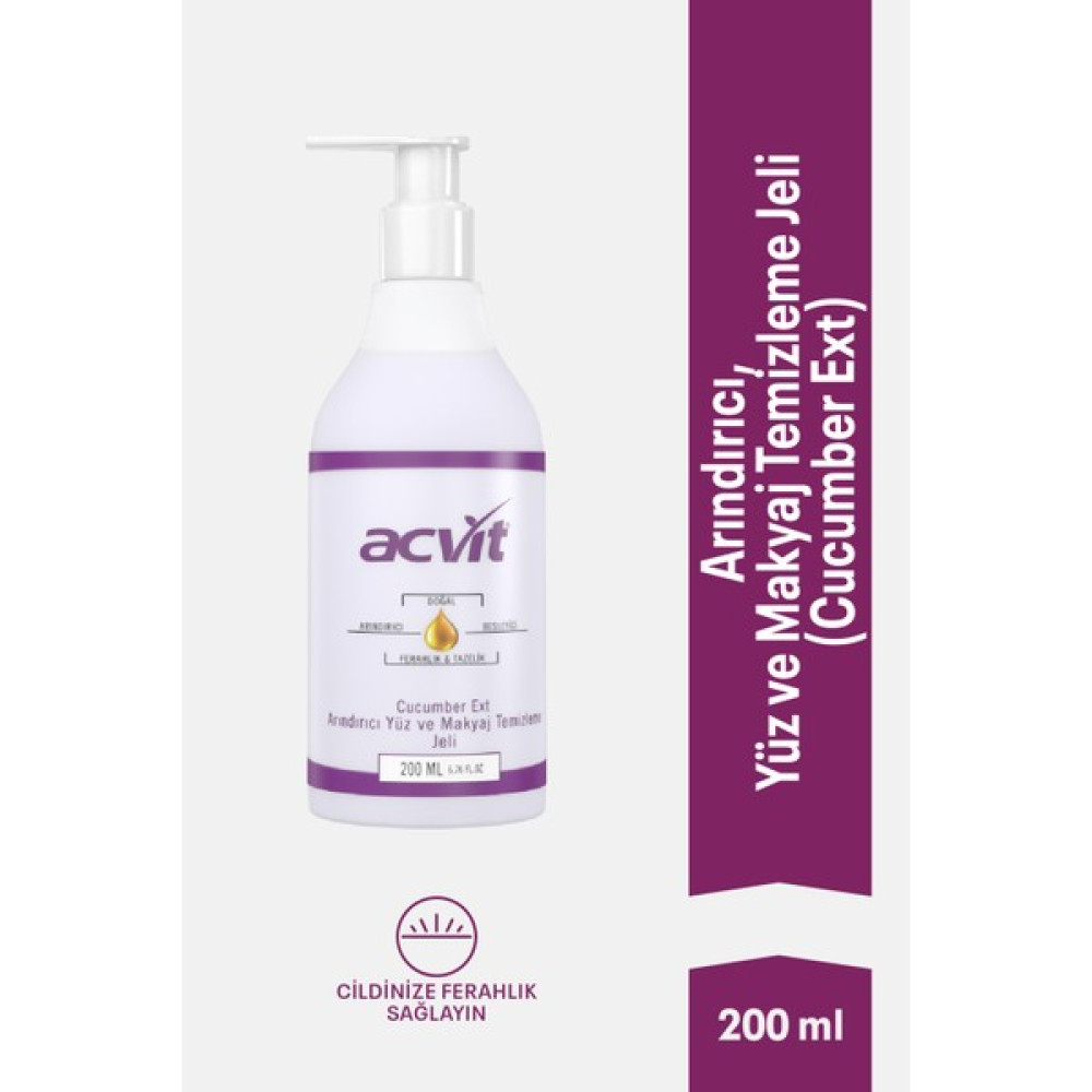 Acvit Arındırıcı Yüz Ve Makyaj Temizleme Jeli - 200 ml Oto Boyaları Fiyatı