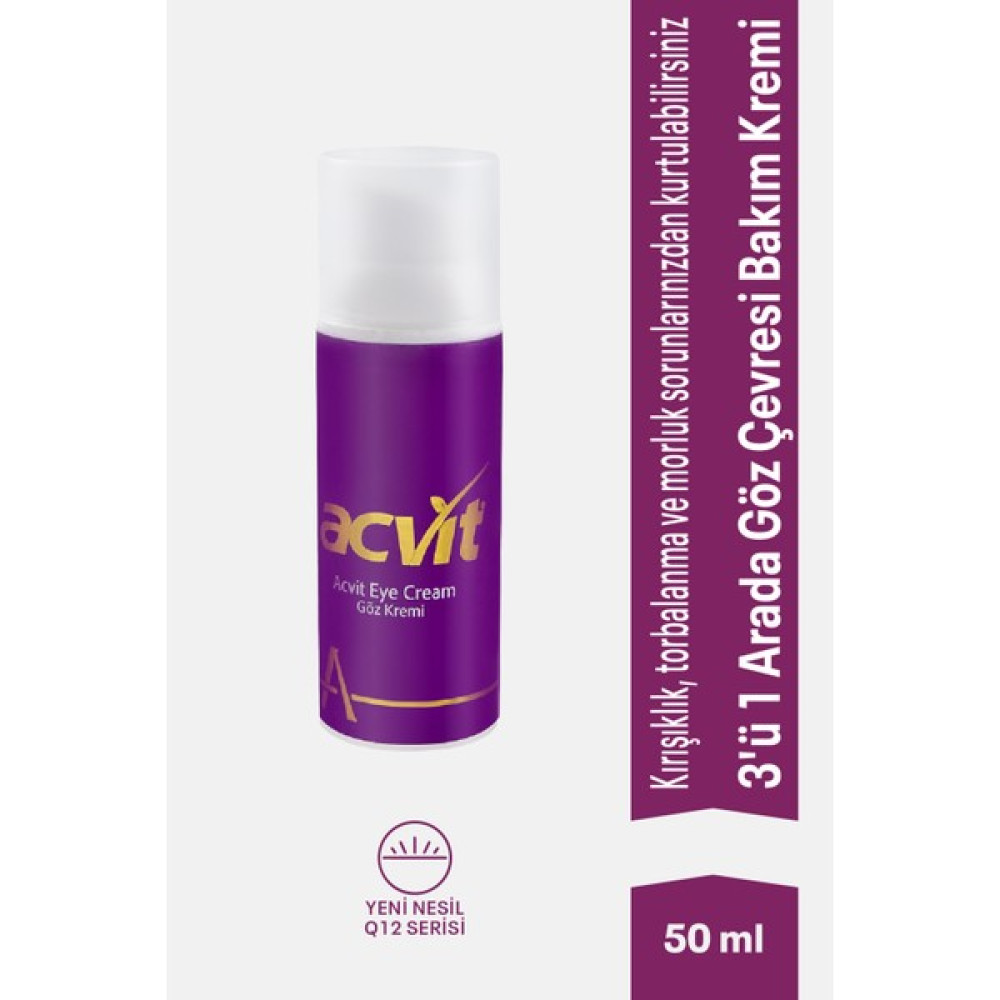 Acvit Göz Çevresi Bakım Kremi - 3'ü Birarada - 50 ml Oto Boyaları Fiyatı