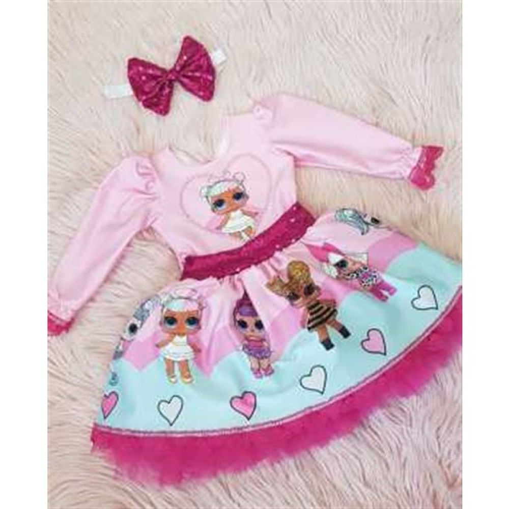Ada Anne Çocuk Moda Kız Çocuk Etek Ucu Dantel Detaylı Payet Kemerli Lol Bebek Elbise Kız Çocuk Elbise Fiyatı