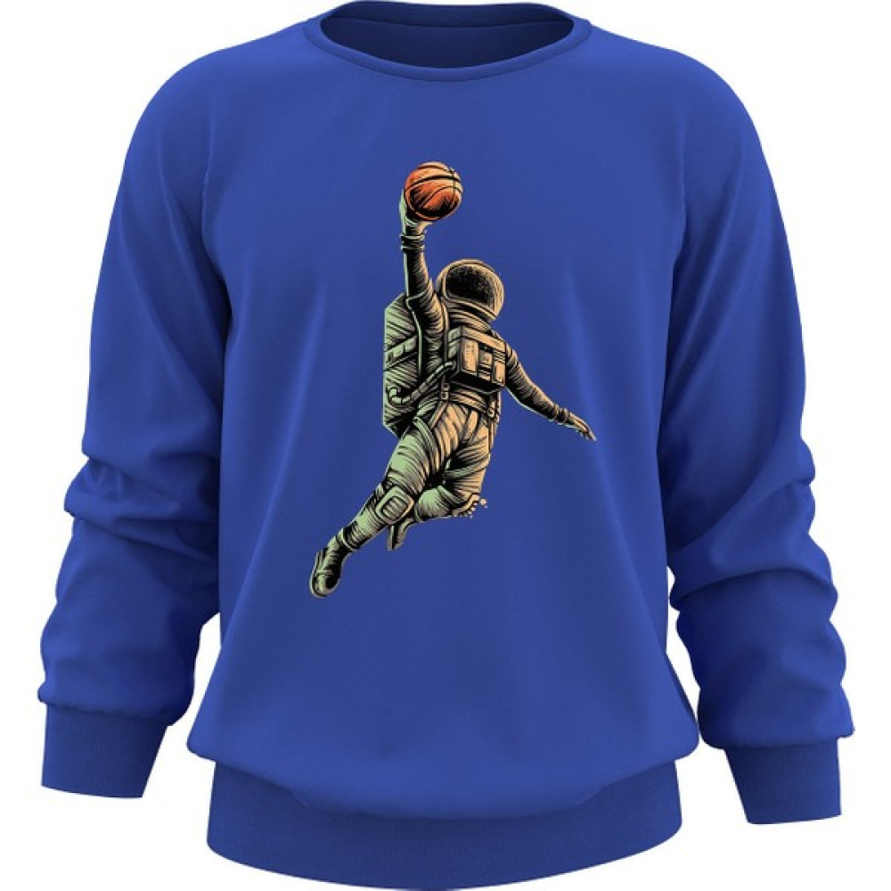 Ada Bebek Çocuk Oversize Smaçör Astronot Baskılı Çocuk Sweatshirt Erkek Çocuk Sweatshirt Fiyatı