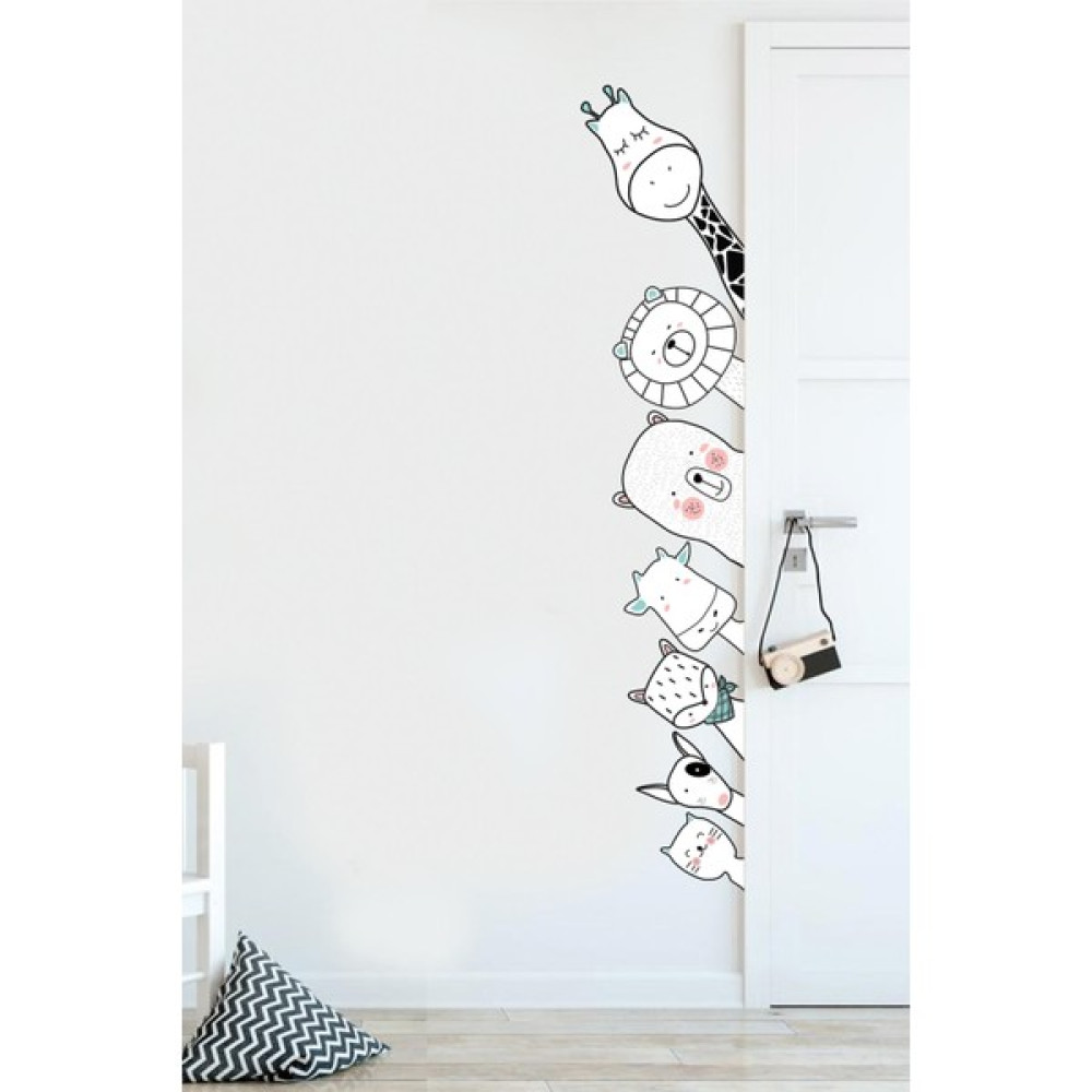 Ada Duvar Mini Hayvanlar Duvar Sticker - 10 cm - Renkli Duvar Stickerı Fiyatı