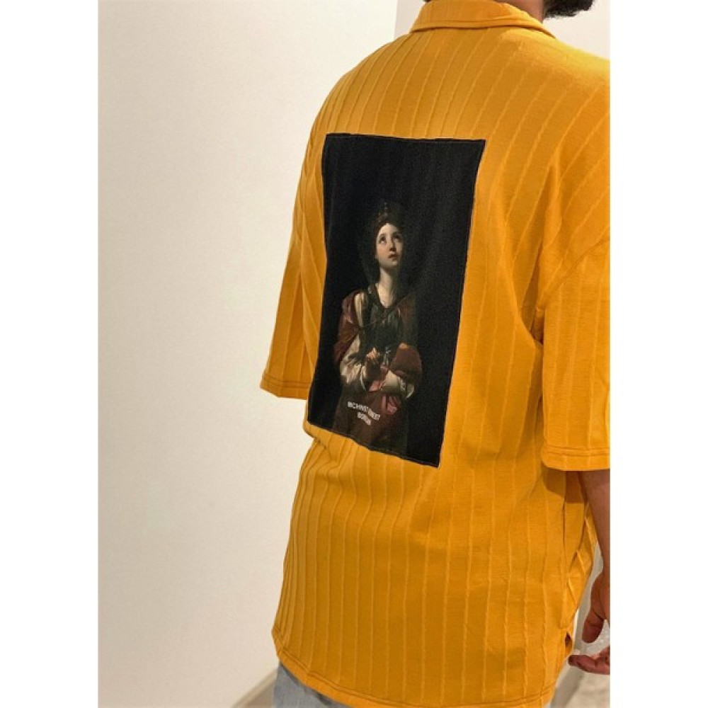 Ada Eticaret Turuncu Gömlek Animasyonlu Unisex Erkek Gömlek Fiyatı