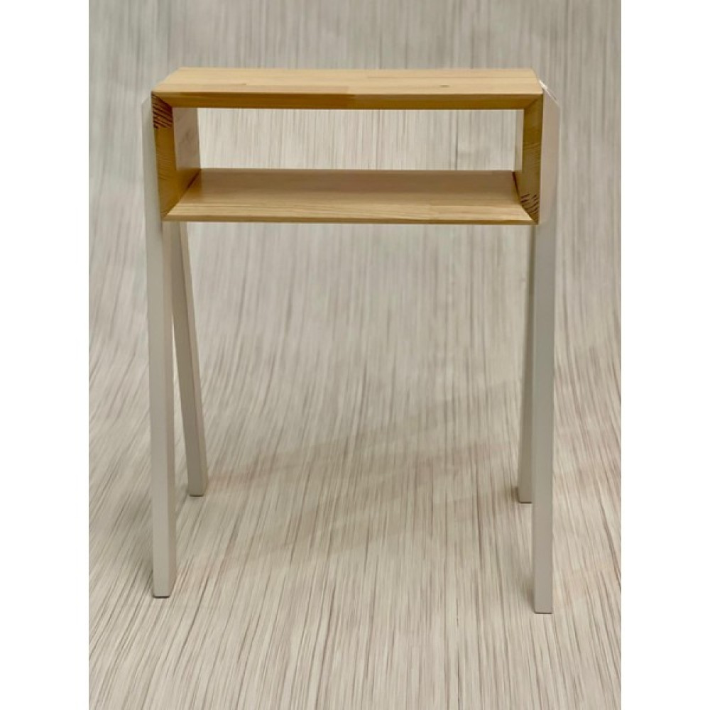 Ada Legno Ahşap Dizayn Semplice Bianca Serisi Çok Fonksiyonlu Natural Renkte Ahşap Sehpa / Yan Sehpa / Komodin - Ahşap Rengi Komidin Fiyatı