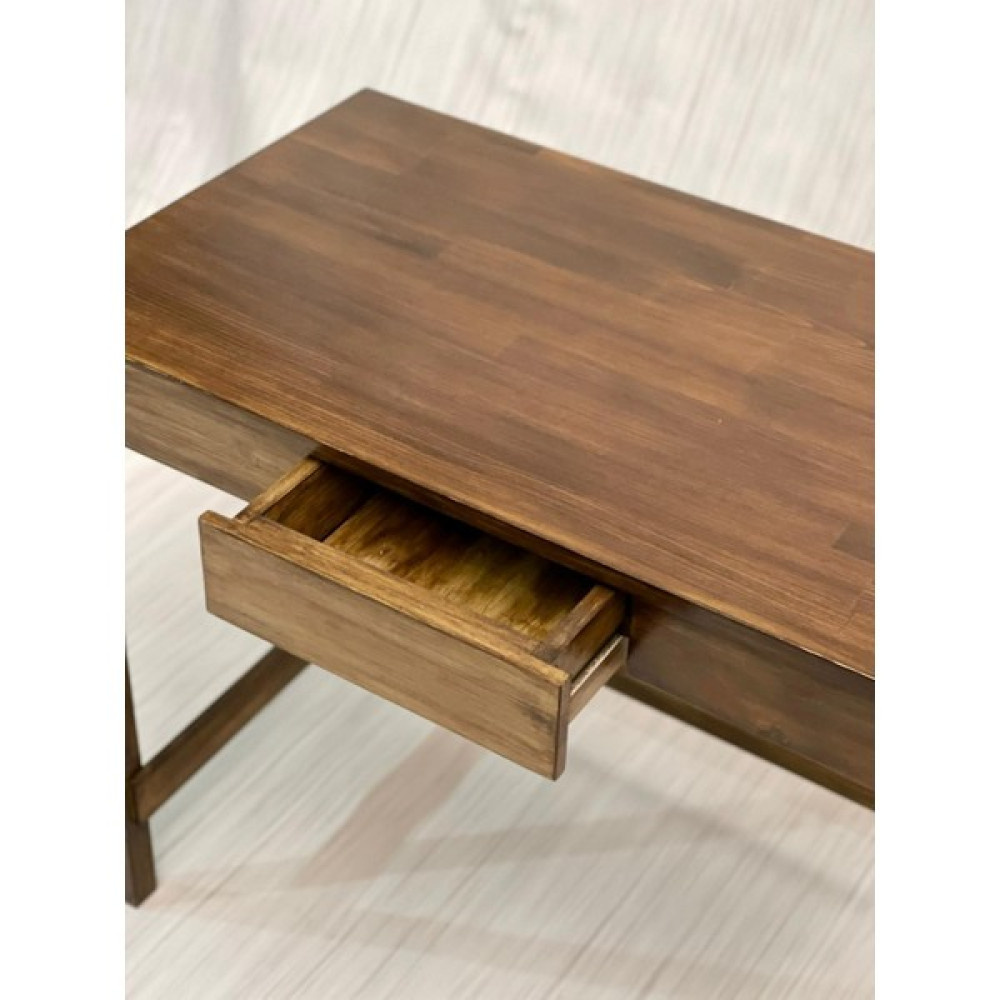 Ada Legno Ahşap Dizayn Semplice Noce Serisi Ahşap Çalışma Masası - 50 x 90 - Koyu Ceviz Çalışma Masası Fiyatı