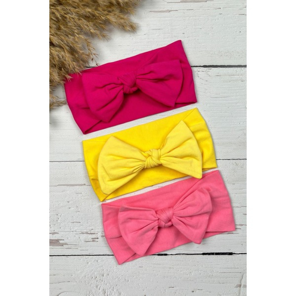 Adabebek Kız Bebek Esnek 3'li Penye Bandana Bebek Saç Bandı Fiyatı
