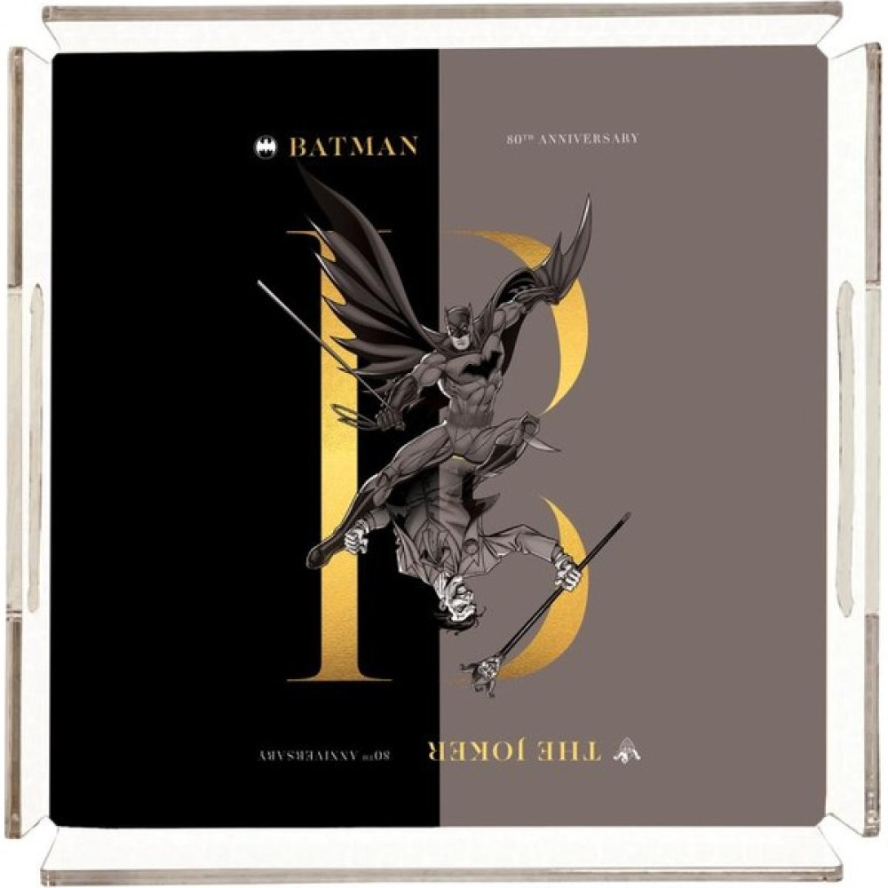 Adahome Batman & The Joker Pleksi Tepsi - 25X25CM (Warner Bros Lisanslı Üründür) Servis Tepsisi Fiyatı