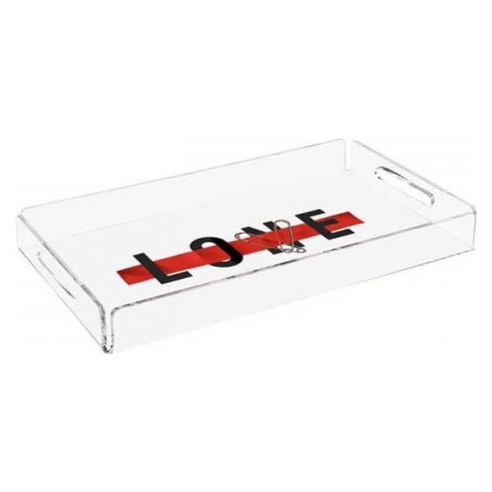 Adahome Lone Pleksi Tepsi - PT2145 - 40X24CM Servis Tepsisi Fiyatı