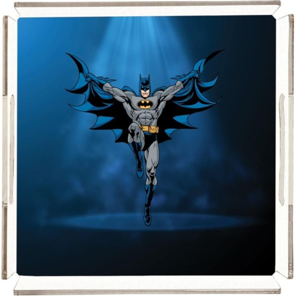 Adahome Navy Blue Batman Pleksi Tepsi - 25X25CM (Warner Bros Lisanslı Üründür) Servis Tepsisi Fiyatı