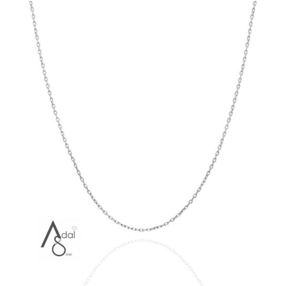 Adal Silver 925 Ayar Gümüş Hayalet Kolye Zinciri - 60 cm Gümüş Kolye Fiyatı