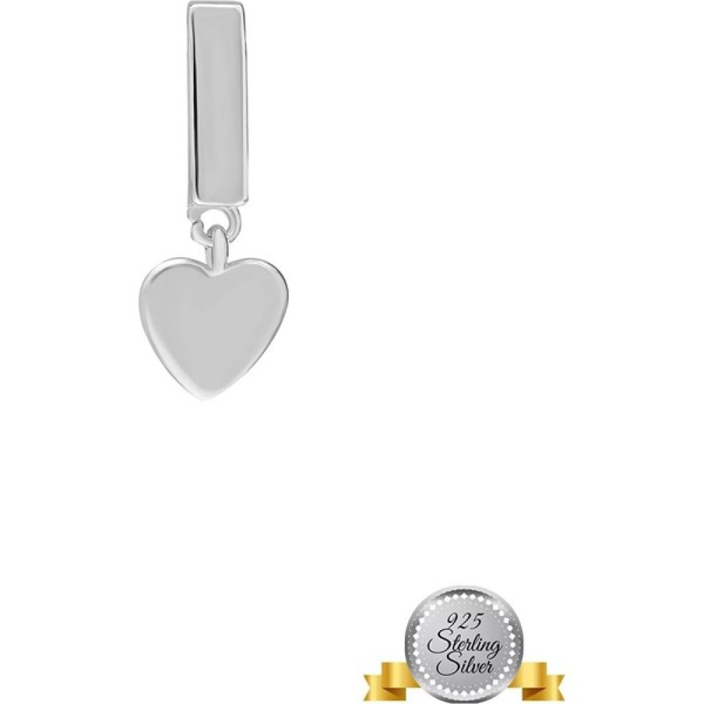 Adal Silver Kadın 925 Ayar Gümüş Pandora Reflexions Uyumlu Kalp Model Charm Saat ve Bileklik Aksesuarı Fiyatı