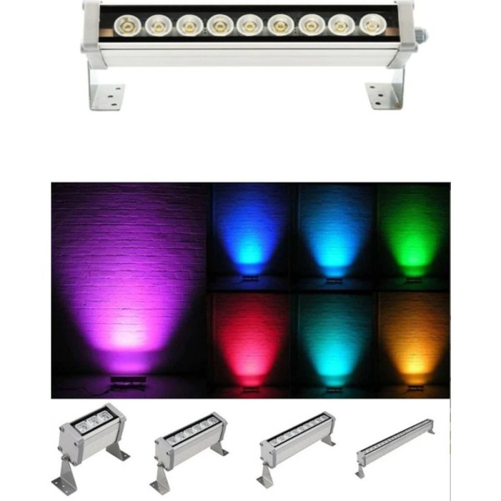 Adaled 24 Watt 65 cm LED Dış Mekan Duvar Ağac Cami Bina Cephe Boyama Wallwasher Armatür Mavi Su Geçirmez B - Ahşap Dış Mekan Aydınlatma Fiyatı