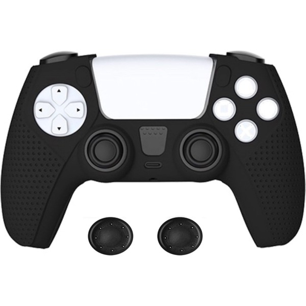 Adalia Ps5 Joystick Uyumlu Koruyucu Silikon Kılıf ve Analog Koruyucu Set - Siyah Oto Boyaları Fiyatı