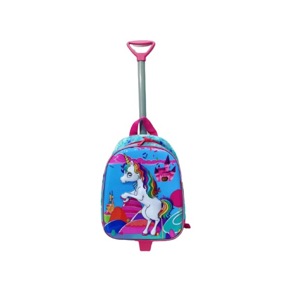 Adalinhome Çekçekli Çocuk Sırt Çantası Unicorn 35 x 26 x 10 cm Okul & Evrak Çantaları Fiyatı