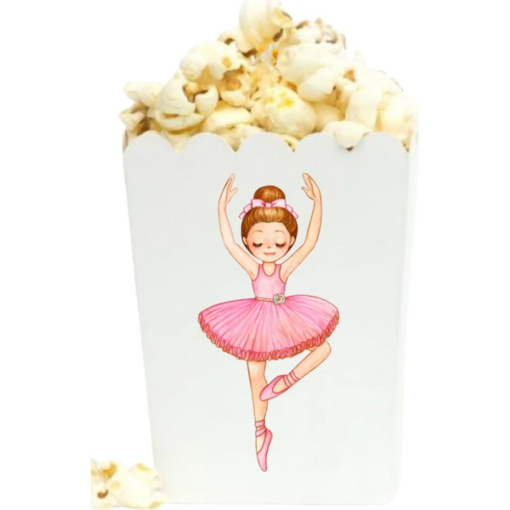 Adalove Design 5 Adet Balerin Kız Temalı, Sevimli Balerin Kız Parti Konsept Patlamış Mısır Popcorn Kutusu Oyuncak Fiyatı
