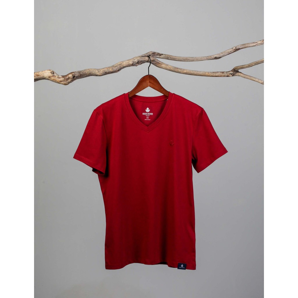 Adam Boxes Erkek V Yaka T-Shirt Neo-Alpes Bordo Giyim & İç Giyim Fiyatı