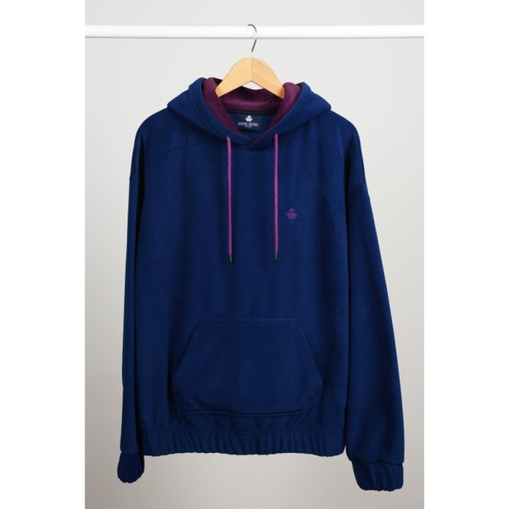 ADAM BOXES Oversize Kapüşonlu Polar Sweatshirt N-Myndo - Lacivert Ayakkabı (Outdoor) Fiyatı