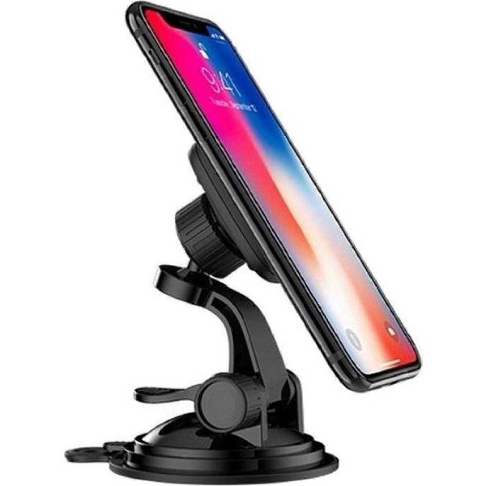 Adaman A103 Yön Verilebilir Vantuzlu Magnetic Mıknatıslı 360 Derece Dönebilen Premium Kalite Telefon Tutucu - Siyah Cep Telefonu Tutucu Fiyatı