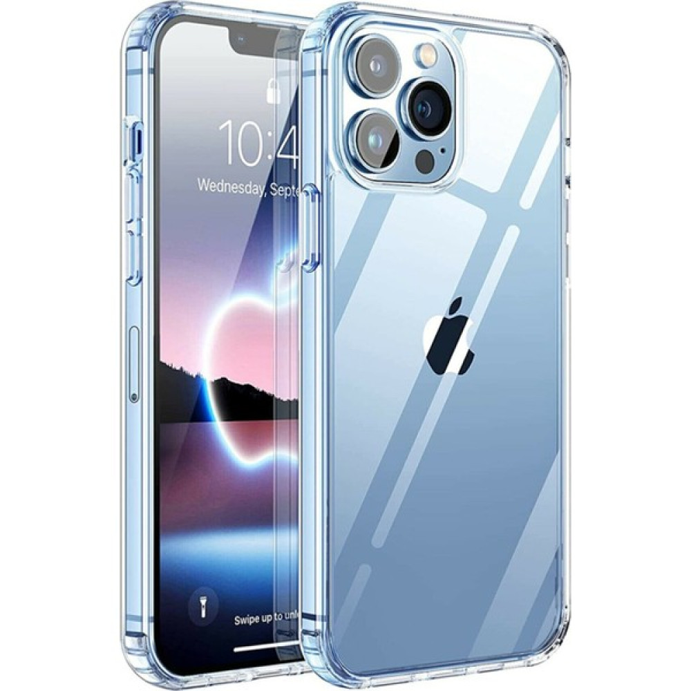 Adaman Apple iPhone 13 Pro Max Için Köşe ve Kamera Korumalı Şeffaf Kılıf - Buzlu Şeffaf Cep Telefonu Kılıfı Fiyatı