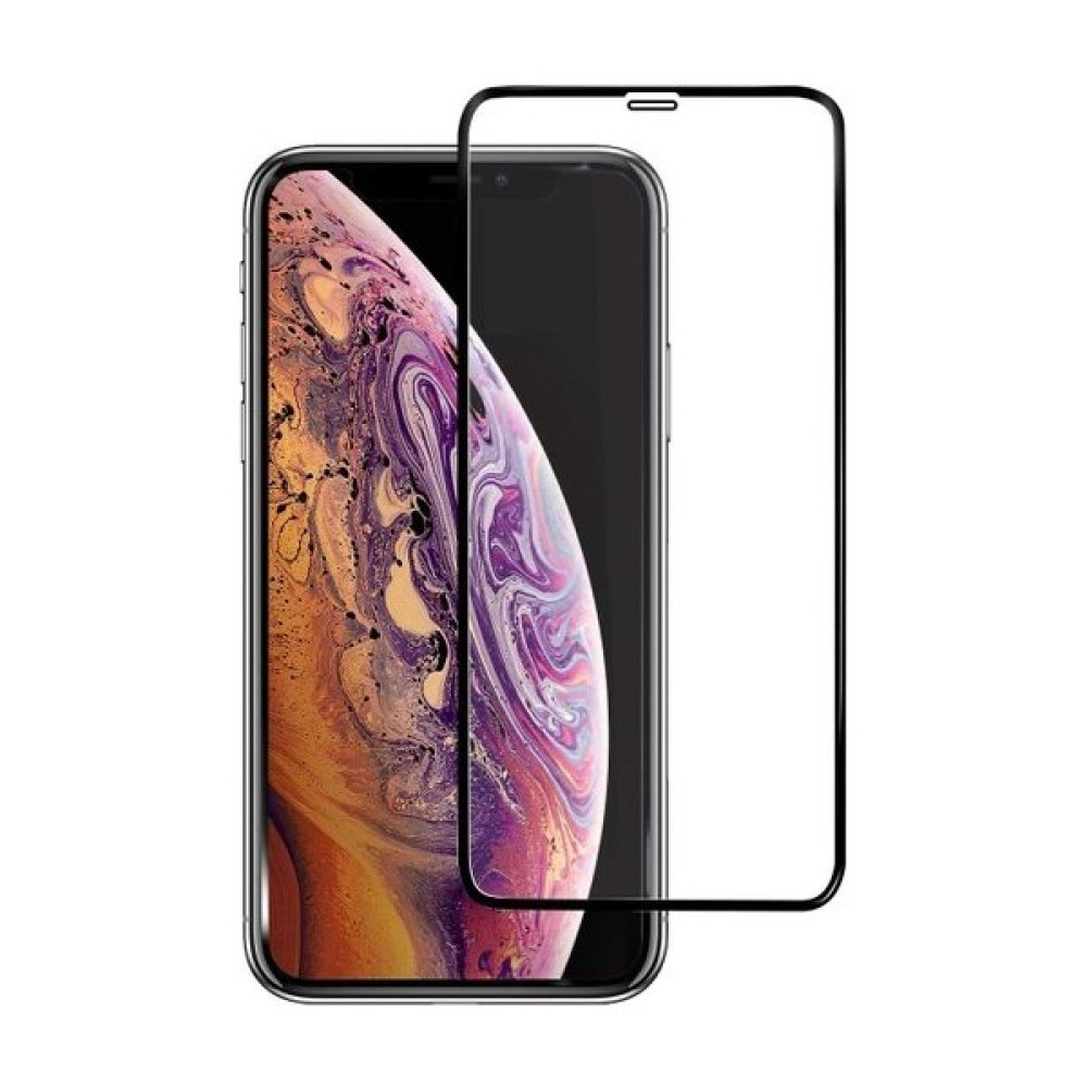 Adaman Apple iPhone Xs Max Için Temperli Siyah Ekran Koruyucu Kırılmaz Cam Cep Telefonu Ekran Koruyucusu Fiyatı