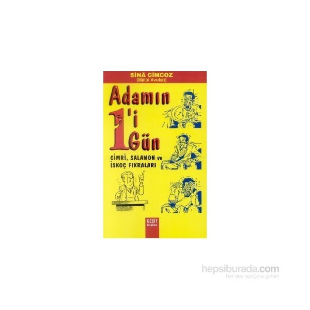 Adamın 1İ 1 Gün - Cimri, Salamon Ve İskoç Fıkraları Aktivite & Eğitici Kitaplar Fiyatı