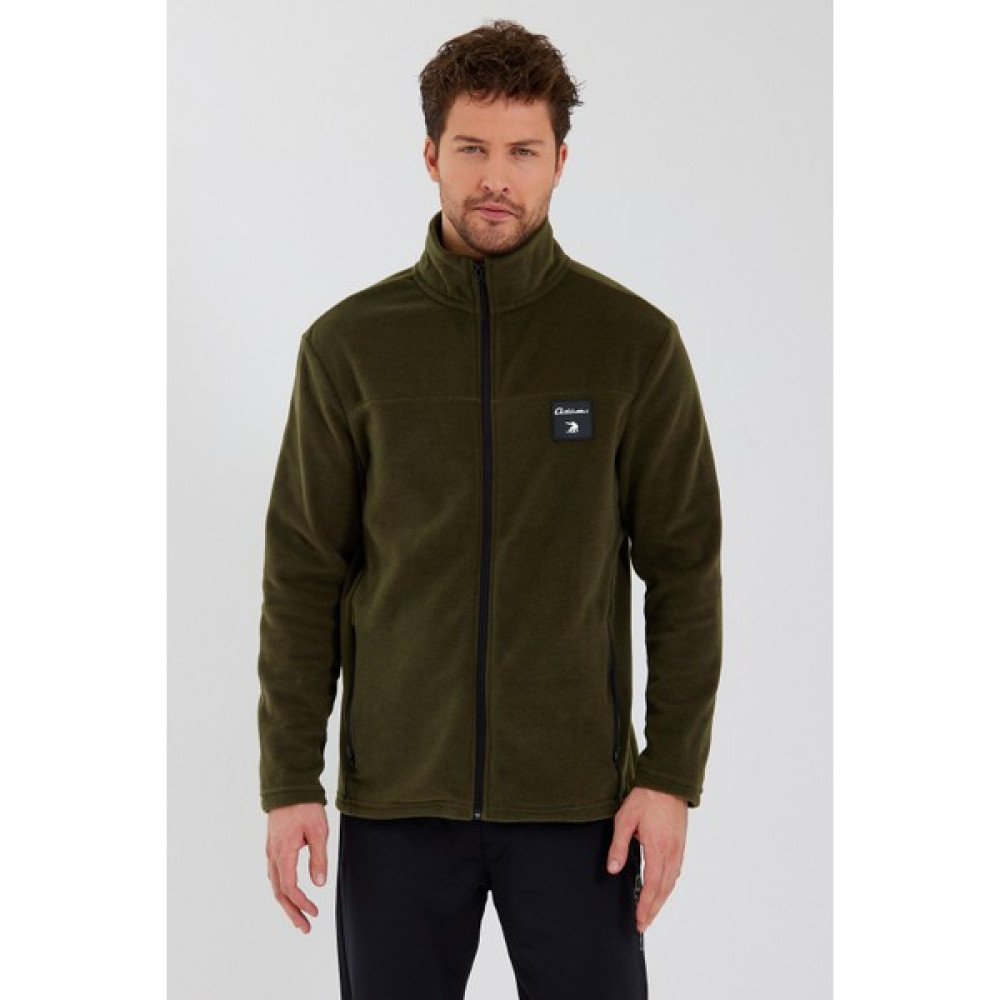 Adams Classics Erkek Haki Standart Fit Günlük Rahat Fermuarlı Yaka Polar Spor Sweatshirt Ayakkabı (Outdoor) Fiyatı