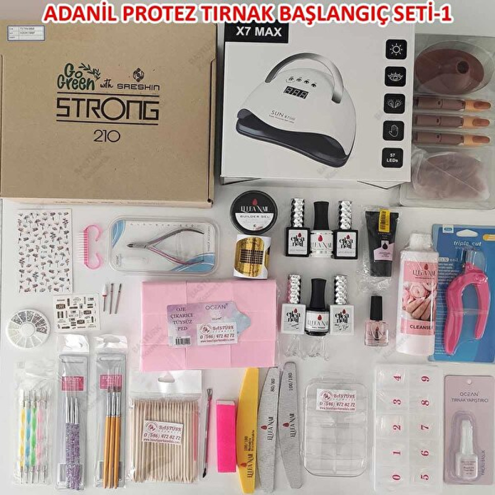 Adanil Protez Tırnak Başlangıç Seti 1 Tırnak Bakımı Fiyatı