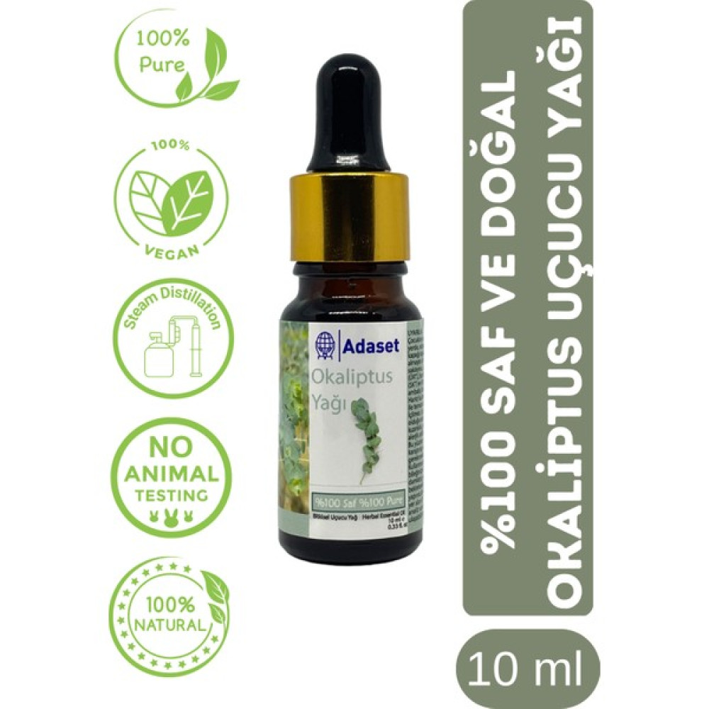 Adaset %100 Saf ve Doğal Okaliptus Yağı 10 ml Oto Boyaları Fiyatı