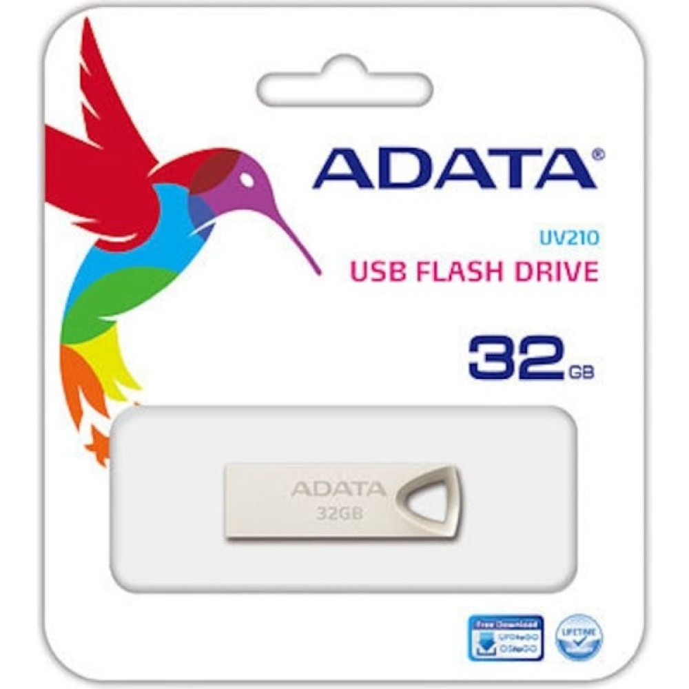 Adata U210 32GB USB2.0 Metal USB Bellek AUV210-32G-RGD Flash Bellekler Fiyatı