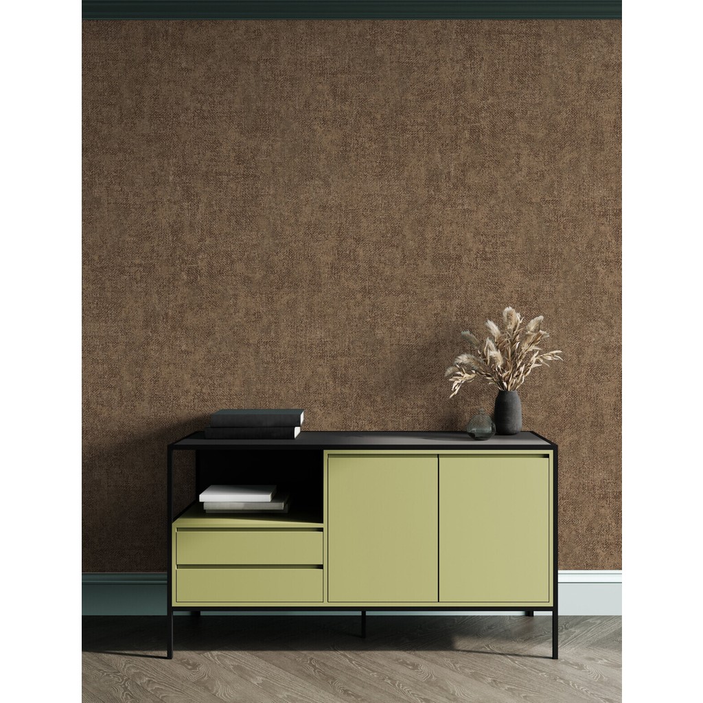 Adawall Muse Koleksiyonu 25105-8 Koyu Kahve Textile Dokulu Duvar Kağıdı - 106 x 1560 cm - Koyu Kahverengi Diğer Fiyatı