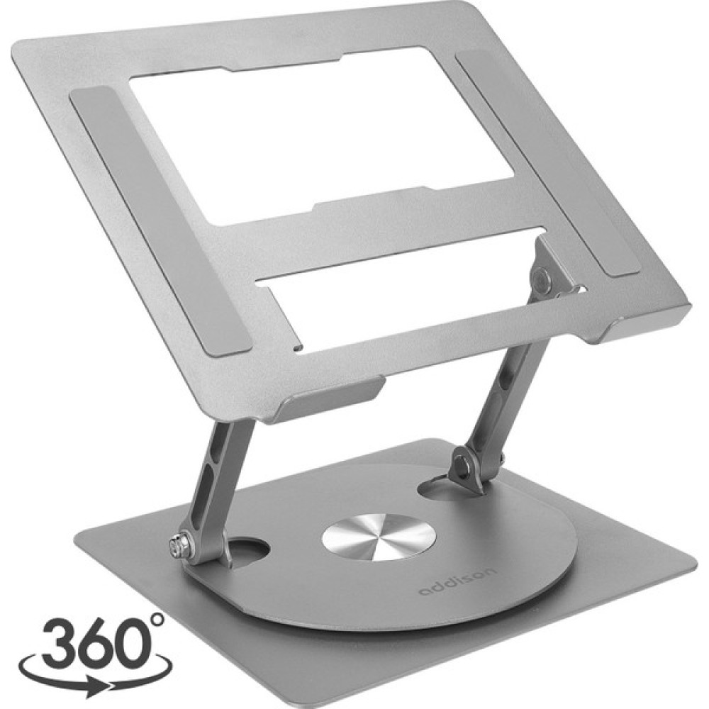 Addison AD-RC30 360 Derece Dönebilen Ayarlanabilir Katlanabilir Metal Notebook Laptop Yükseltici Stand Dizüstü Bilgisayar Aksesuarları Fiyatı
