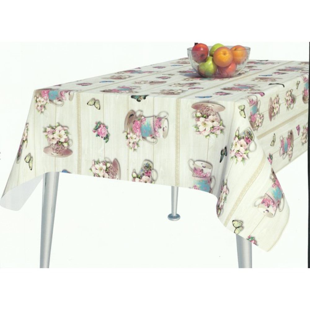 Additional Astarlı Pvc Muşamba Yuvarlak Kare Dikdörtgen Masa Örtüsü - 140 x 140 cm Masa Örtüsü Fiyatı