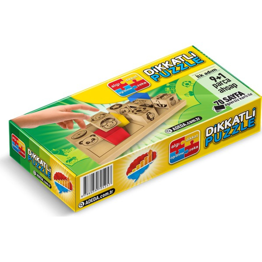 Adeda 3 Boyutlu Dikkatli Puzzle İlk Adım Eğitici Oyuncak Fiyatı