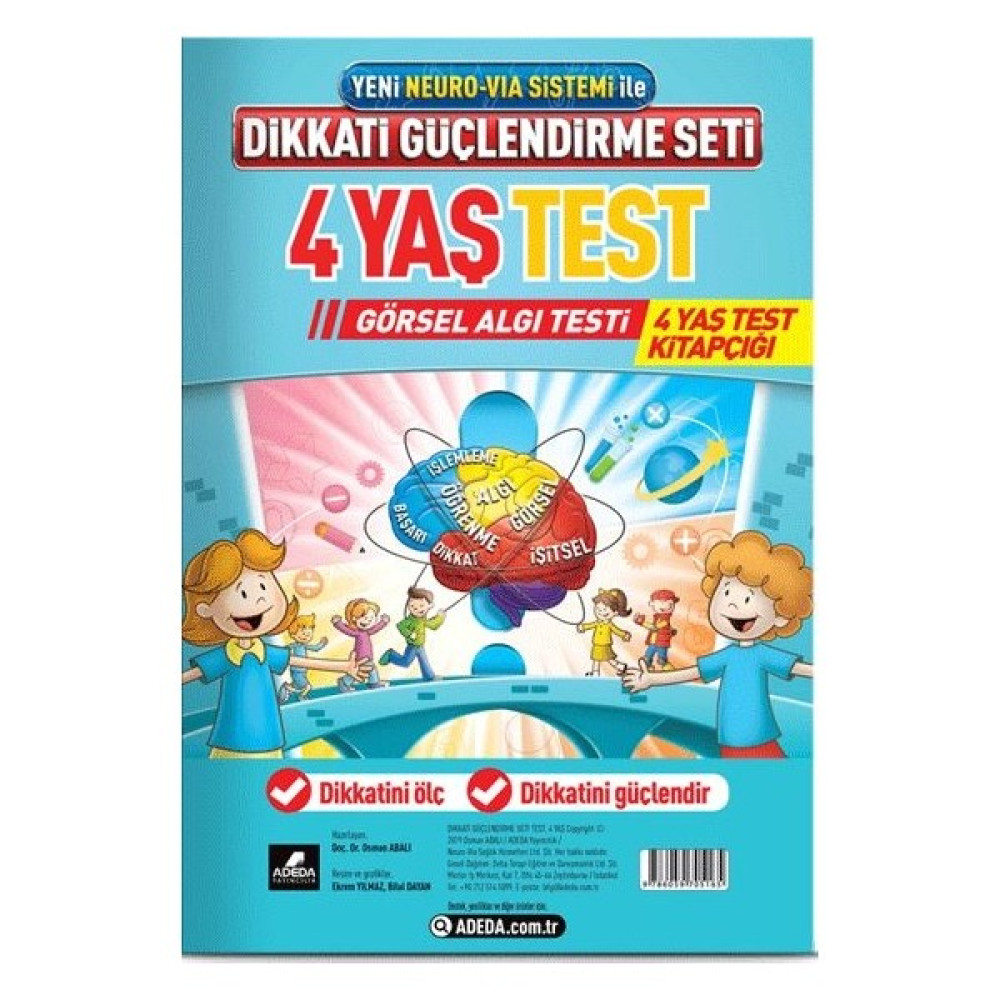 Adeda DGS 4 Yaş Görsel Algı Testi Zihinsel Gelişim Kitapları Fiyatı