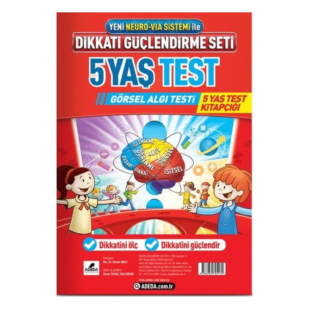Adeda DGS 5 Yaş Görsel Algı Testi Zihinsel Gelişim Kitapları Fiyatı