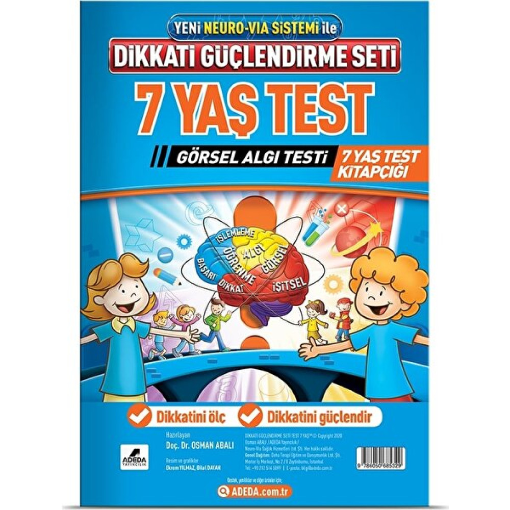 Adeda DGS 7 Yaş Görsel Algı Testi Zihinsel Gelişim Kitapları Fiyatı