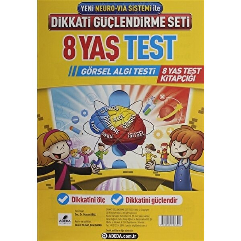 Adeda DGS 8 Yaş Görsel Algı Testi Zihinsel Gelişim Kitapları Fiyatı