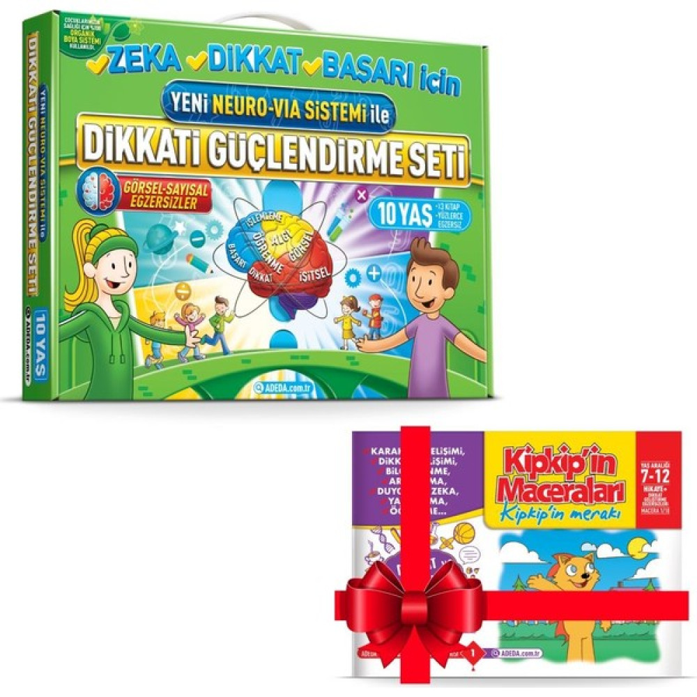 Adeda Dikkati Güçlendirme Seti DGS 10 Yaş - Hikaye Kitabı Zihinsel Gelişim Kitapları Fiyatı