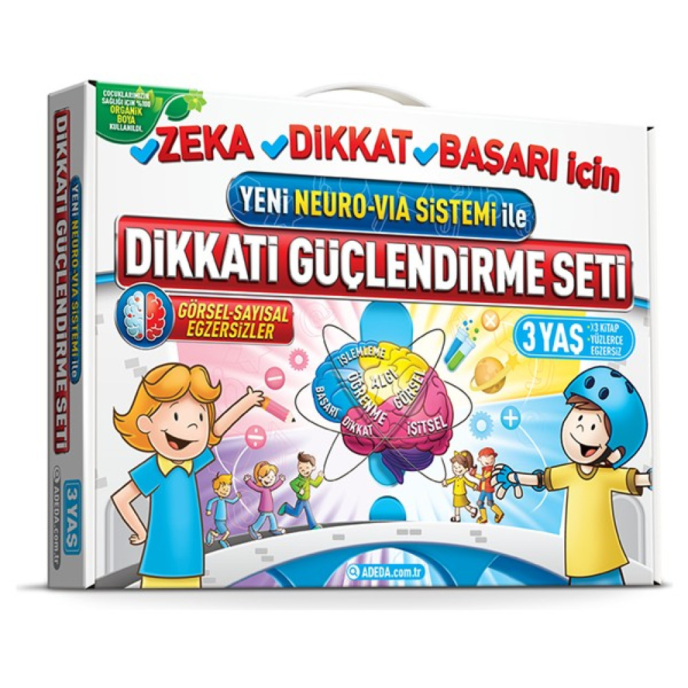 Adeda Yayıncılık 3 Yaş Dikkat Güçlendiren Set - 3 Yaş Için Dikkat Güçlendirme Kaynak Kitapları Fiyatı