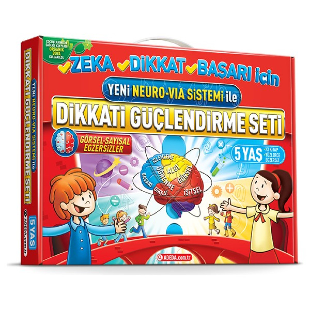 Adeda Yayıncılık 5 Yaş Dikkat Güçlendiren Set - 5 Yaş Için Dikkat Güçlendiren Set Kaynak Kitapları Fiyatı